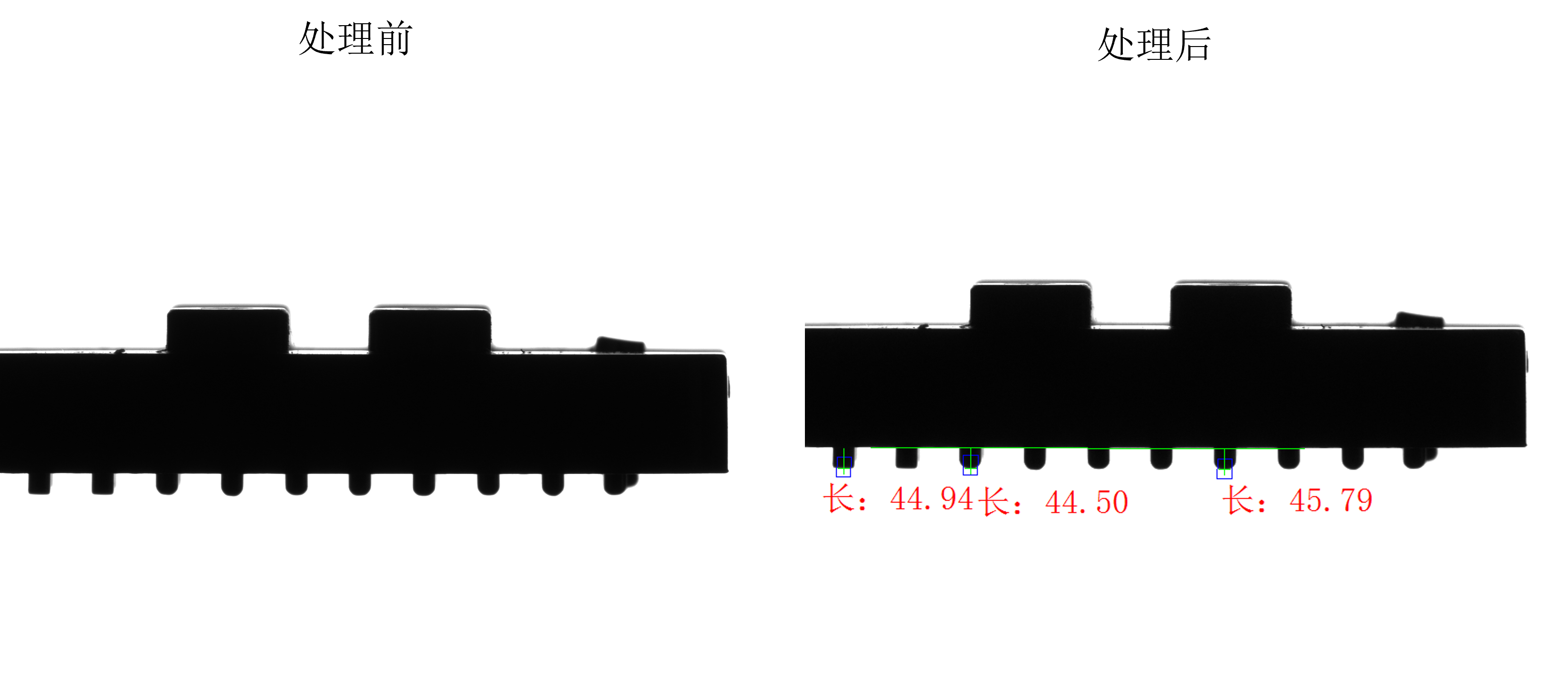 PIN腳高低、缺失、歪斜缺陷視覺檢測系統(tǒng)
